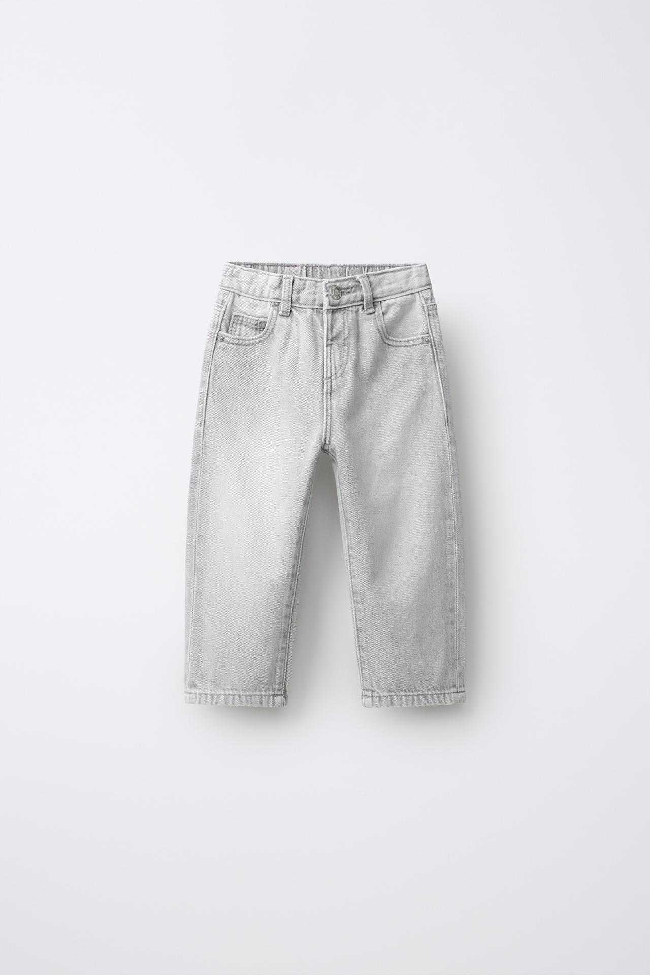 STRAIGHT JEANS — Pearl gray