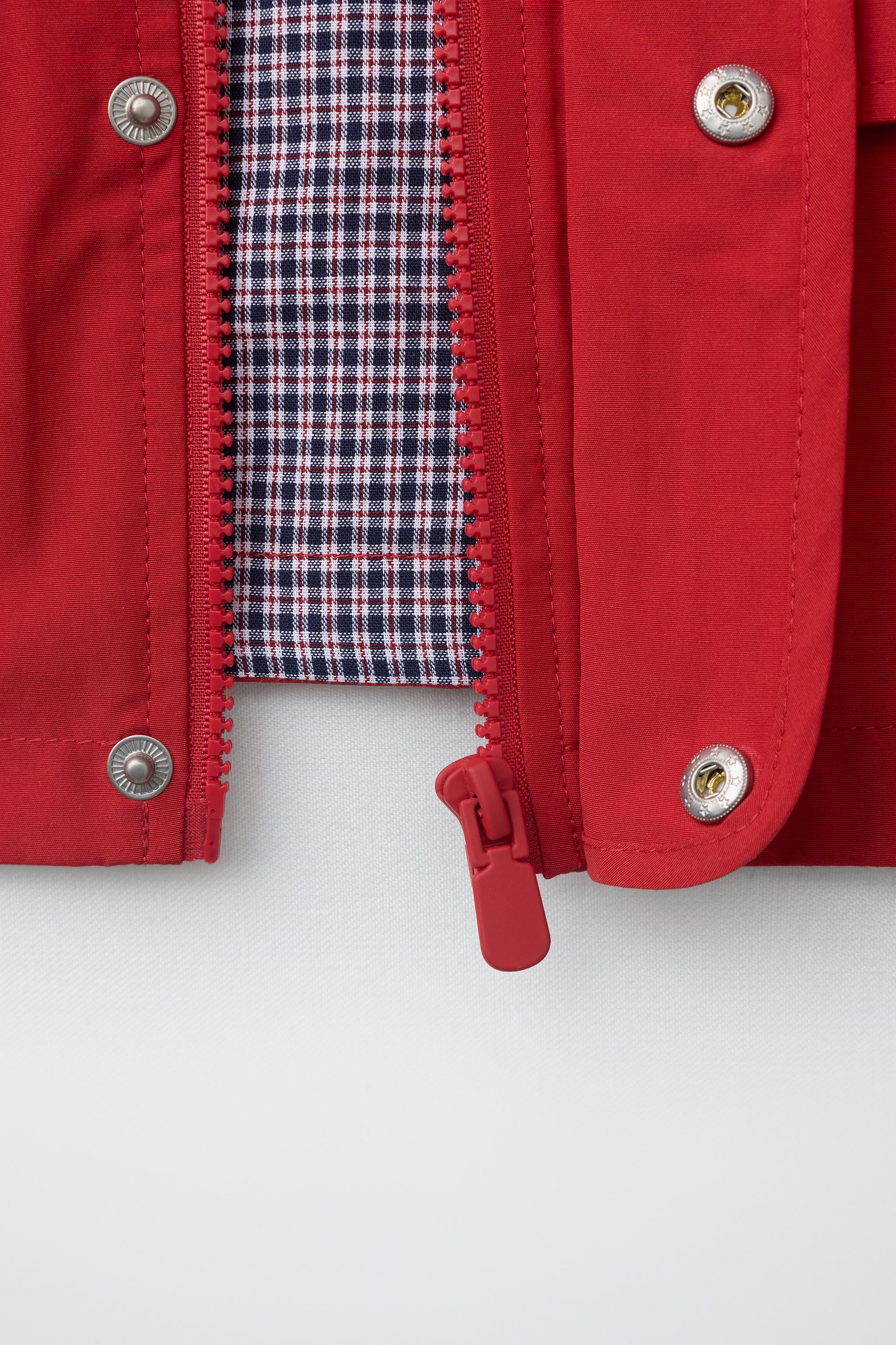 PLAID LINED JACKET