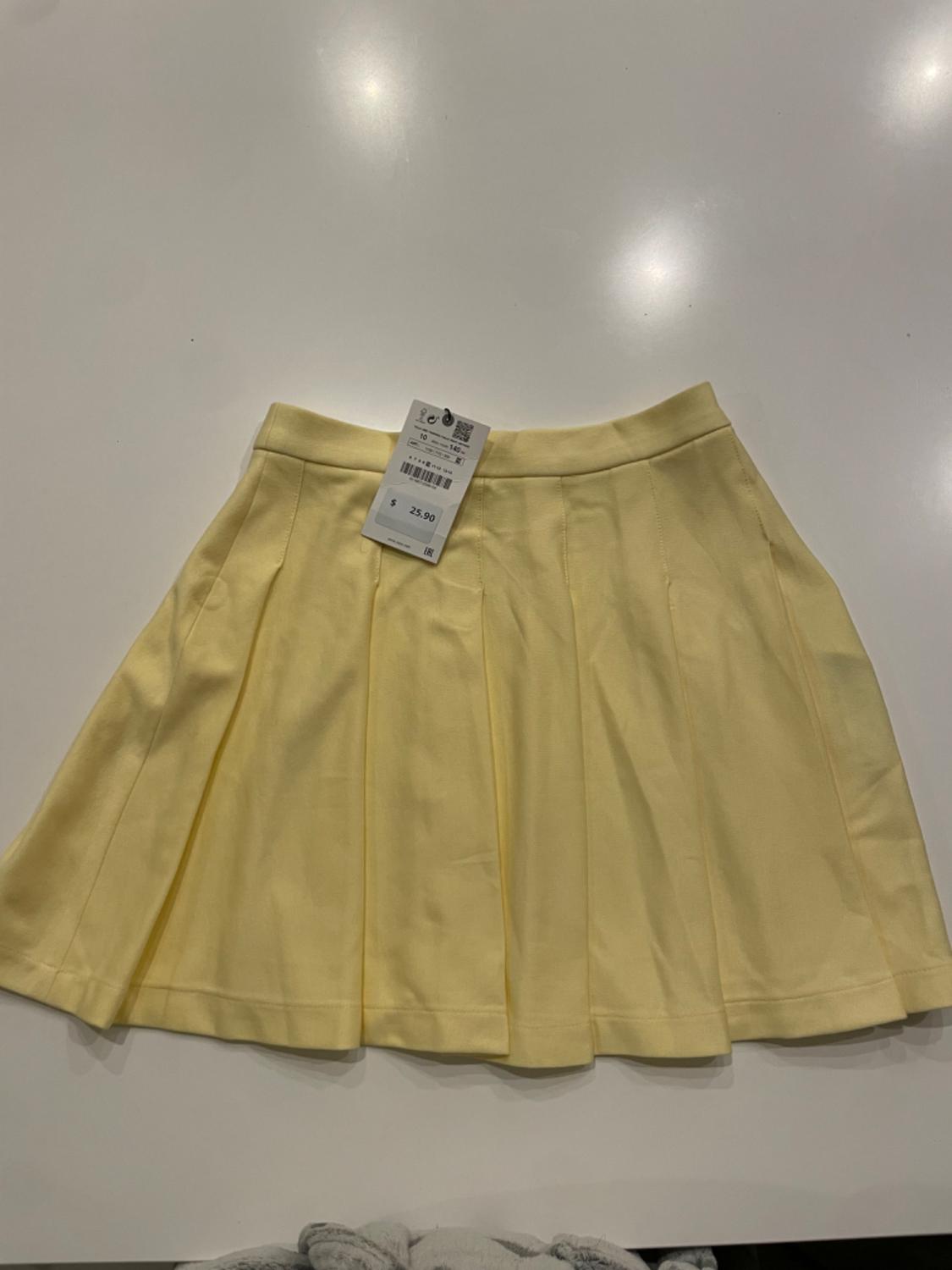 PANEL PLEATED SKIRT
