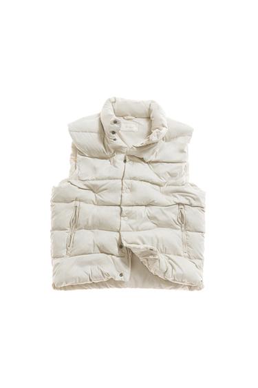 DOUDOUNE SANS MANCHES 100 % PLUMES DÉPERLANTE - Sable de Zara - Image 2