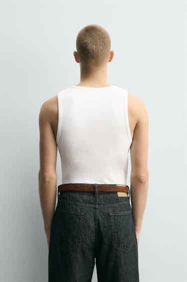 3-PACK OF BASIC SLIM FIT VEST TOPS - various by Zara - Image 5