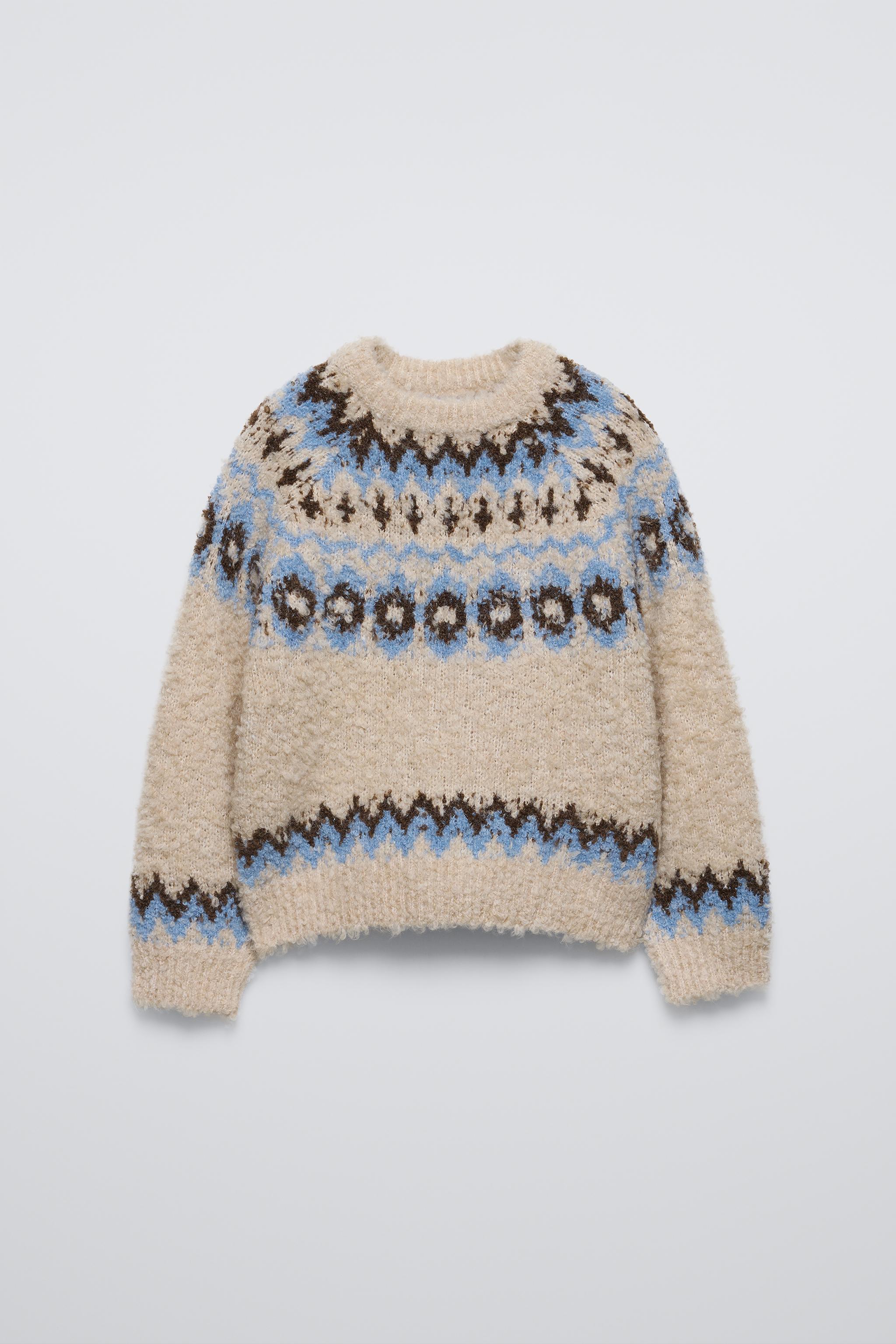 BOUCLE JACQUARD SWEATER