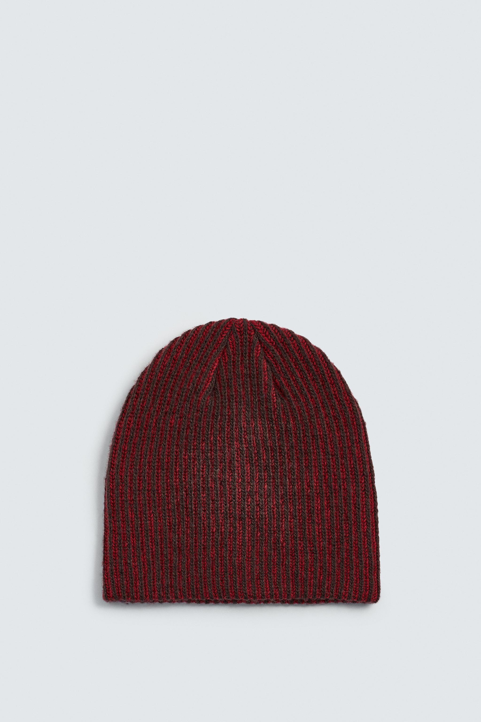 AARON LEVINE X ZARA WOOL BLEND BEANIE — Red