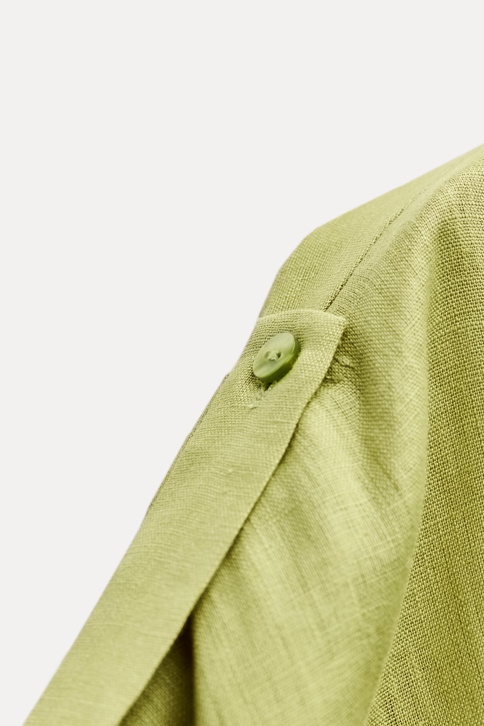 100% LINEN SAFARI SHIRT - Olive green | ZARA United States 100% LINEN SAFARI SHIRT - Olive green | ZARA United States
