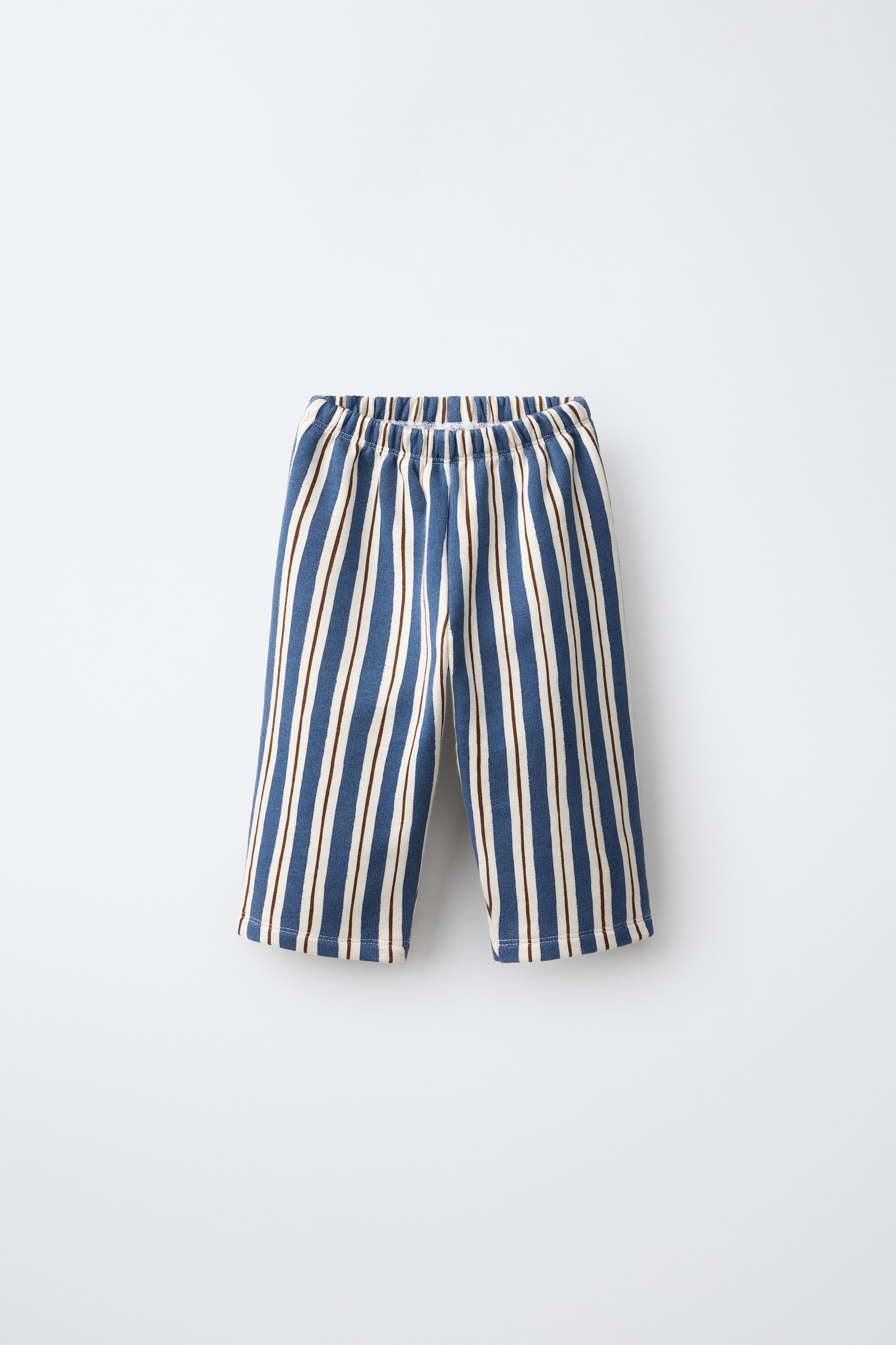 PANTALON BAGGY À RAYURES