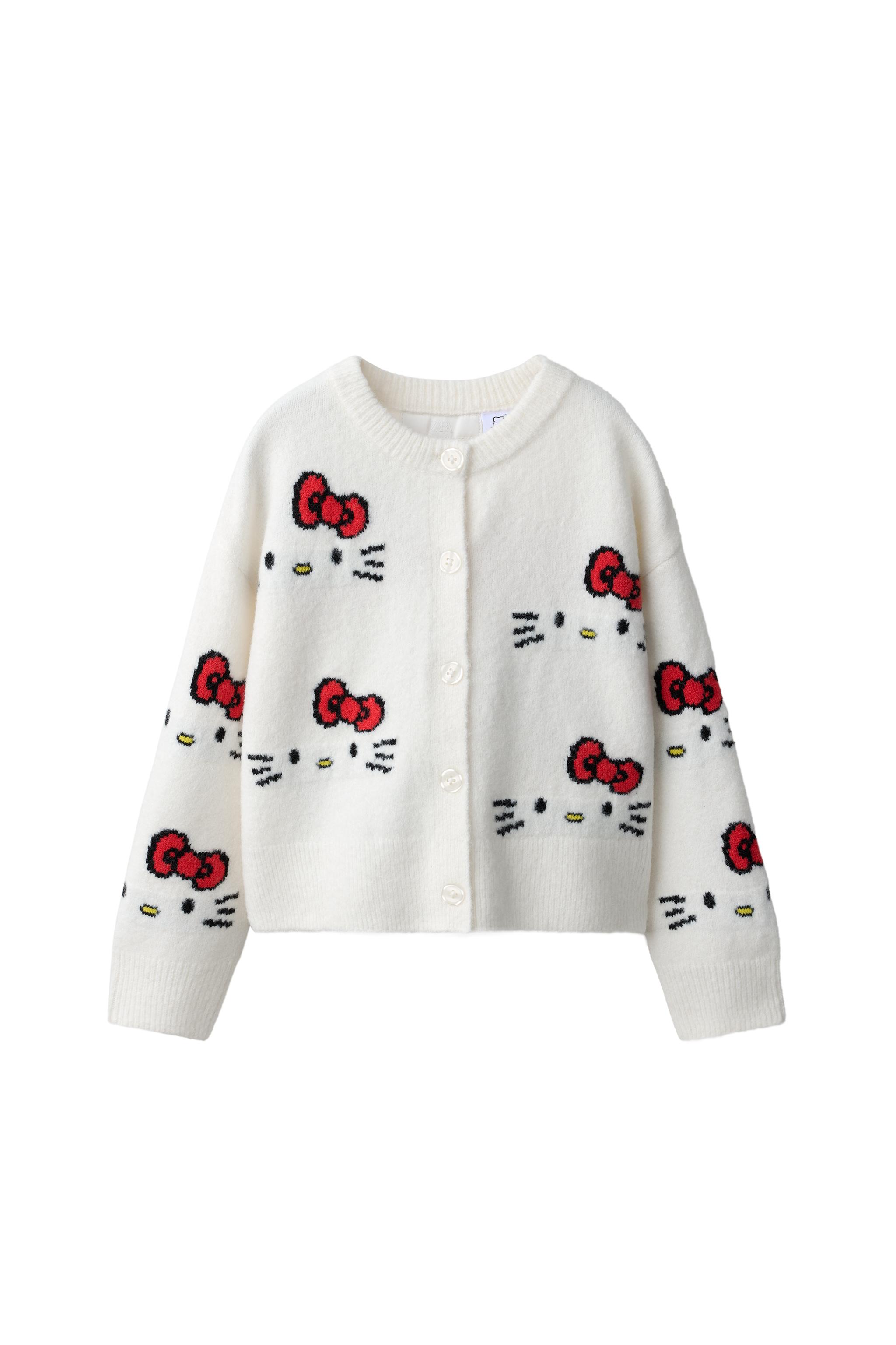 HELLO KITTY © SANRIO ニットカーディガン - エクリュ | ZARA Japan / 日本