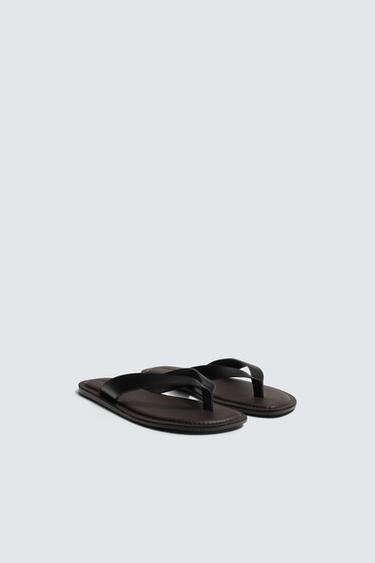 Zara SANDALE SA KAIŠEVIMA – Bordo