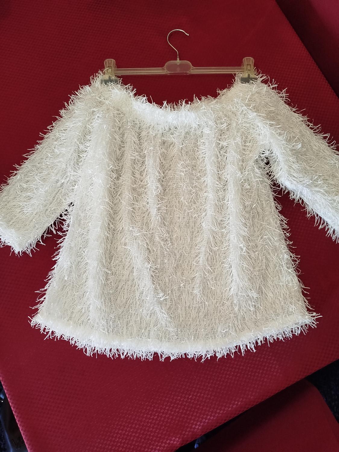 FUZZY SHIMMERY SWEATER - Image 5