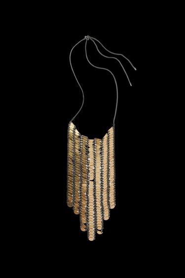 WASSERFALL-HALSKETTE MIT METALLTEILEN - Gold / Silber von Zara - Bild 0