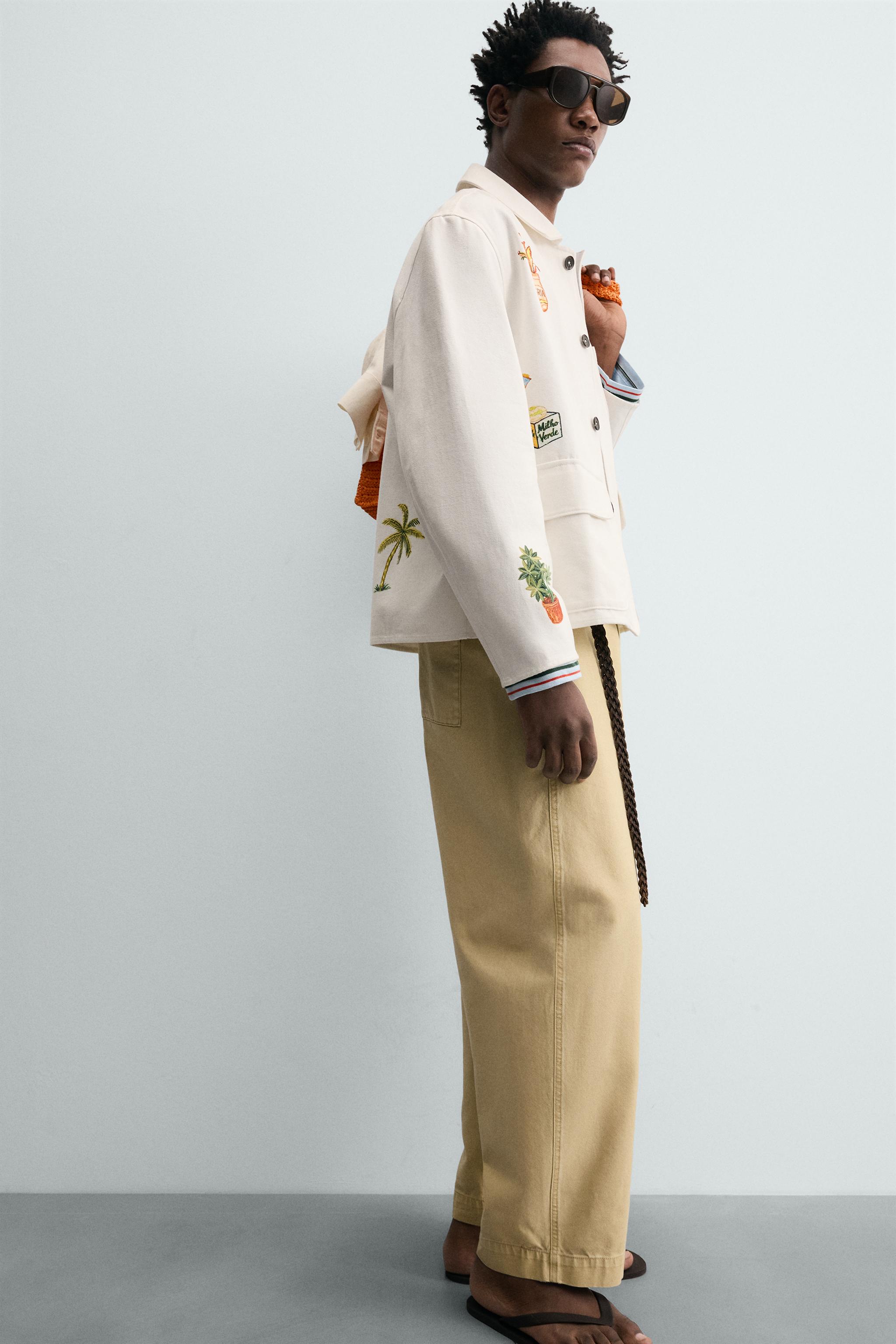 WASHED BALLOON FIT PANTS