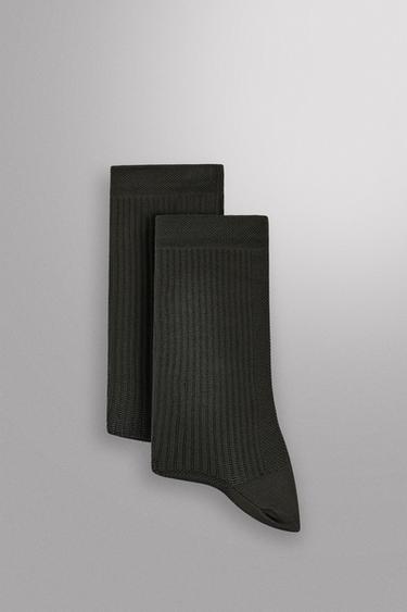 2-PACK OF TECHNICAL TRAINING SOCKS - Light green by Zara