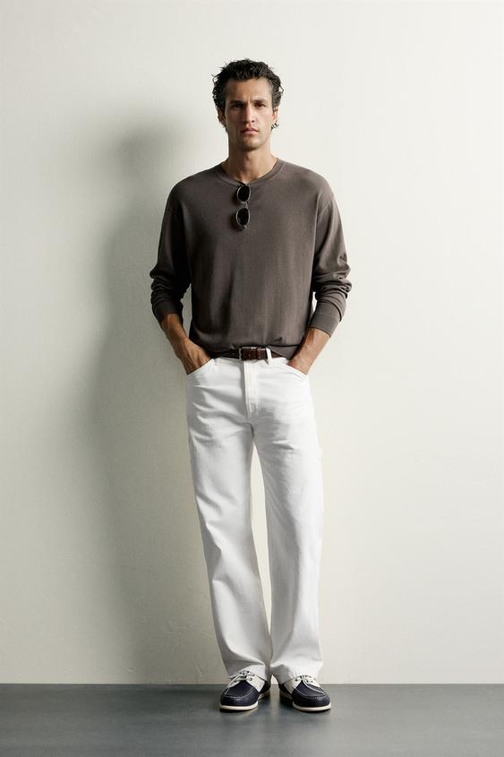 BASIC REGULAR FIT JUMPER - Dark brown by Zara - Image 0