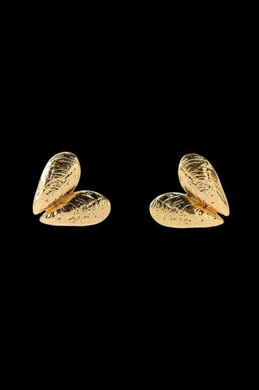 MUSSEL EARRINGS - Golden by Zara - Image 0