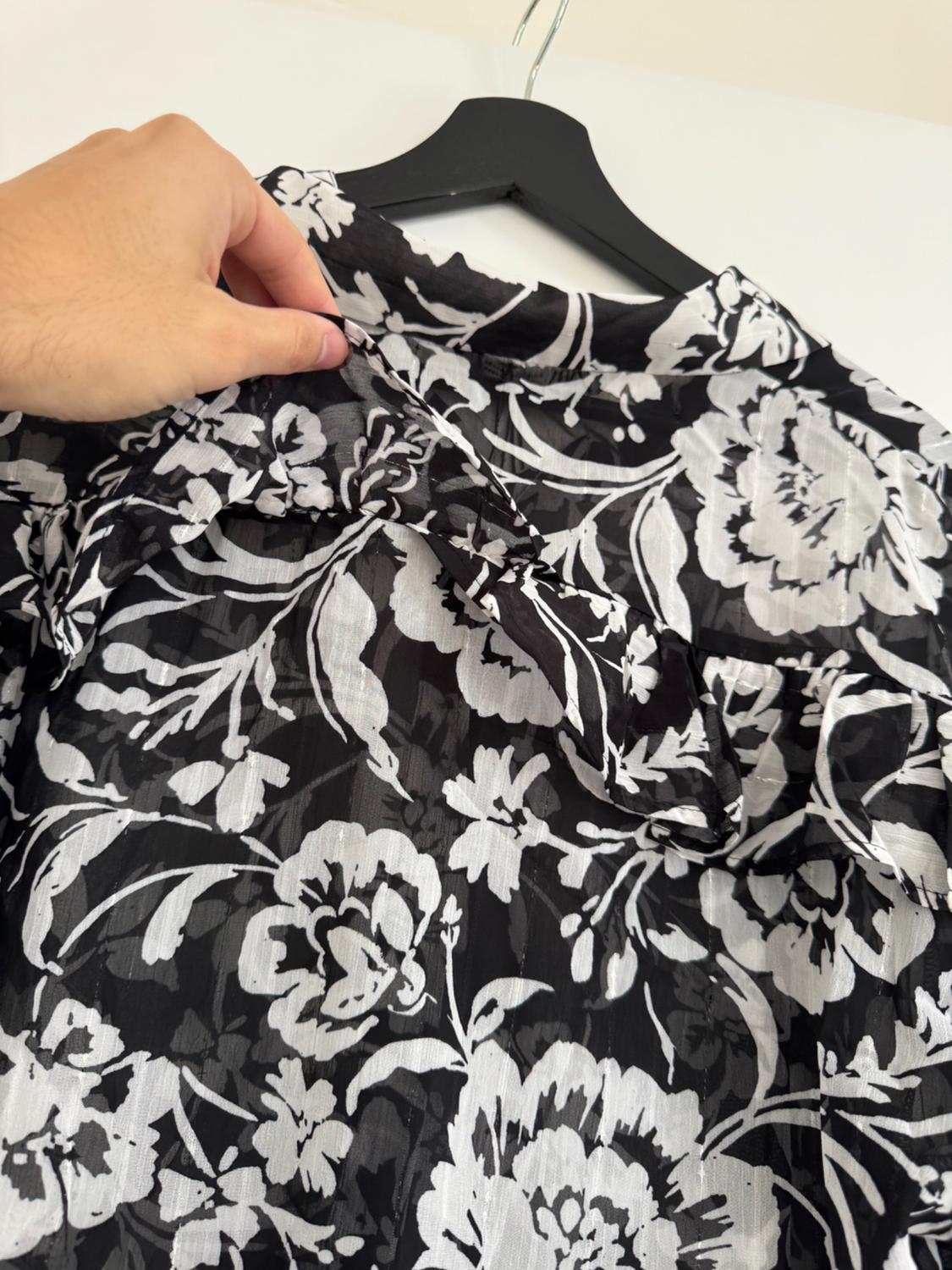 PRINTED RUFFLED SHIRT - Image 6