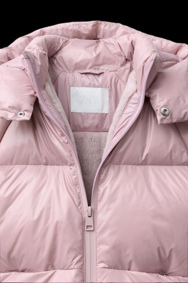 WASSER- UND WINDABWEISENDE DAUNENJACKE - Rosa von Zara