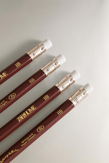 PENCILS (PACK OF 4) - Burgundy by Zara - Image 3