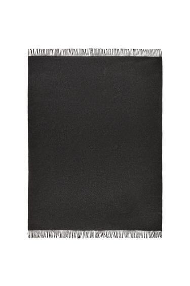 CASHMERE THROW - Anthracite grey by Zara