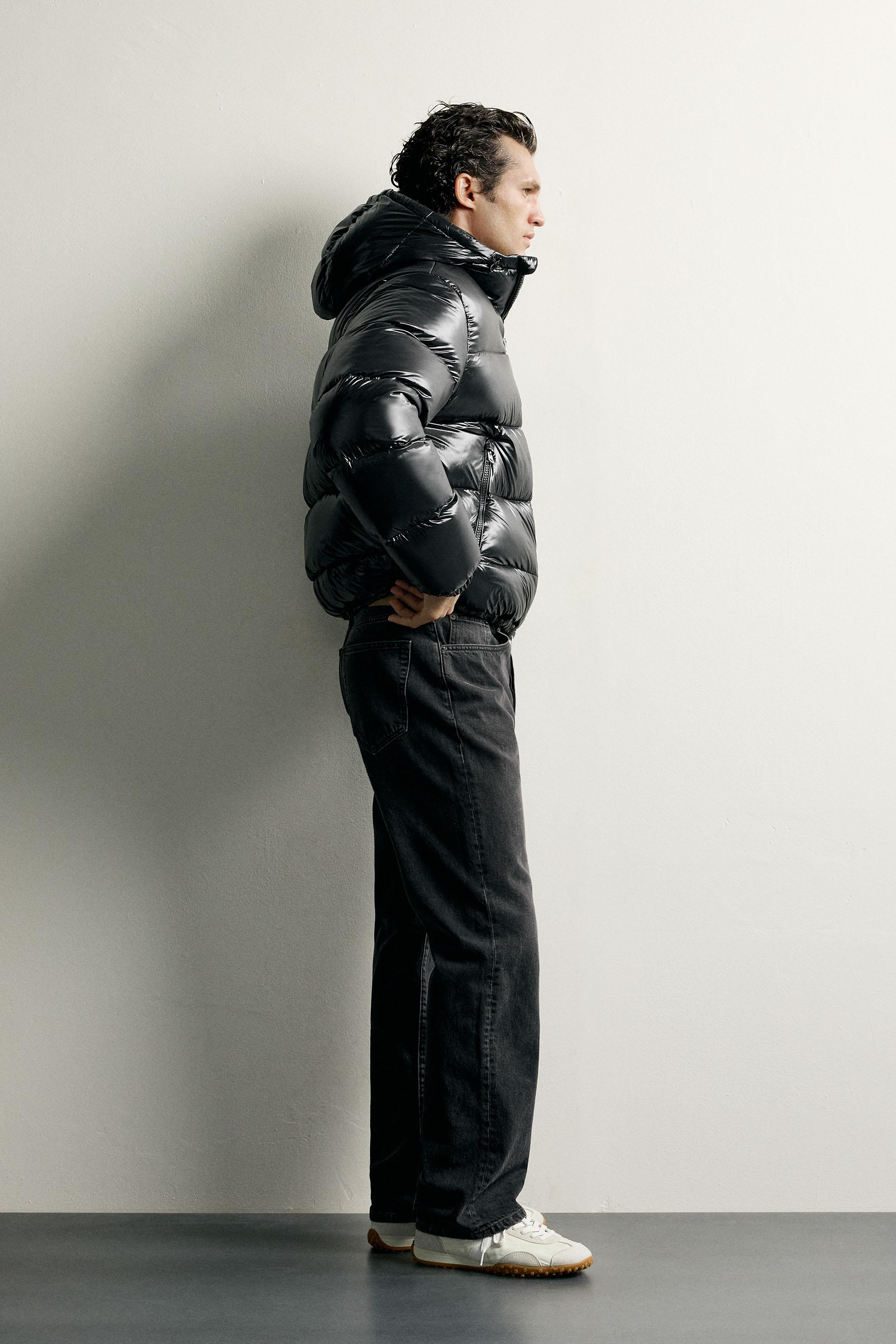 Мужские куртки Zara WATER-REPELLENT 80/20 DOWN JACKET — фото 4