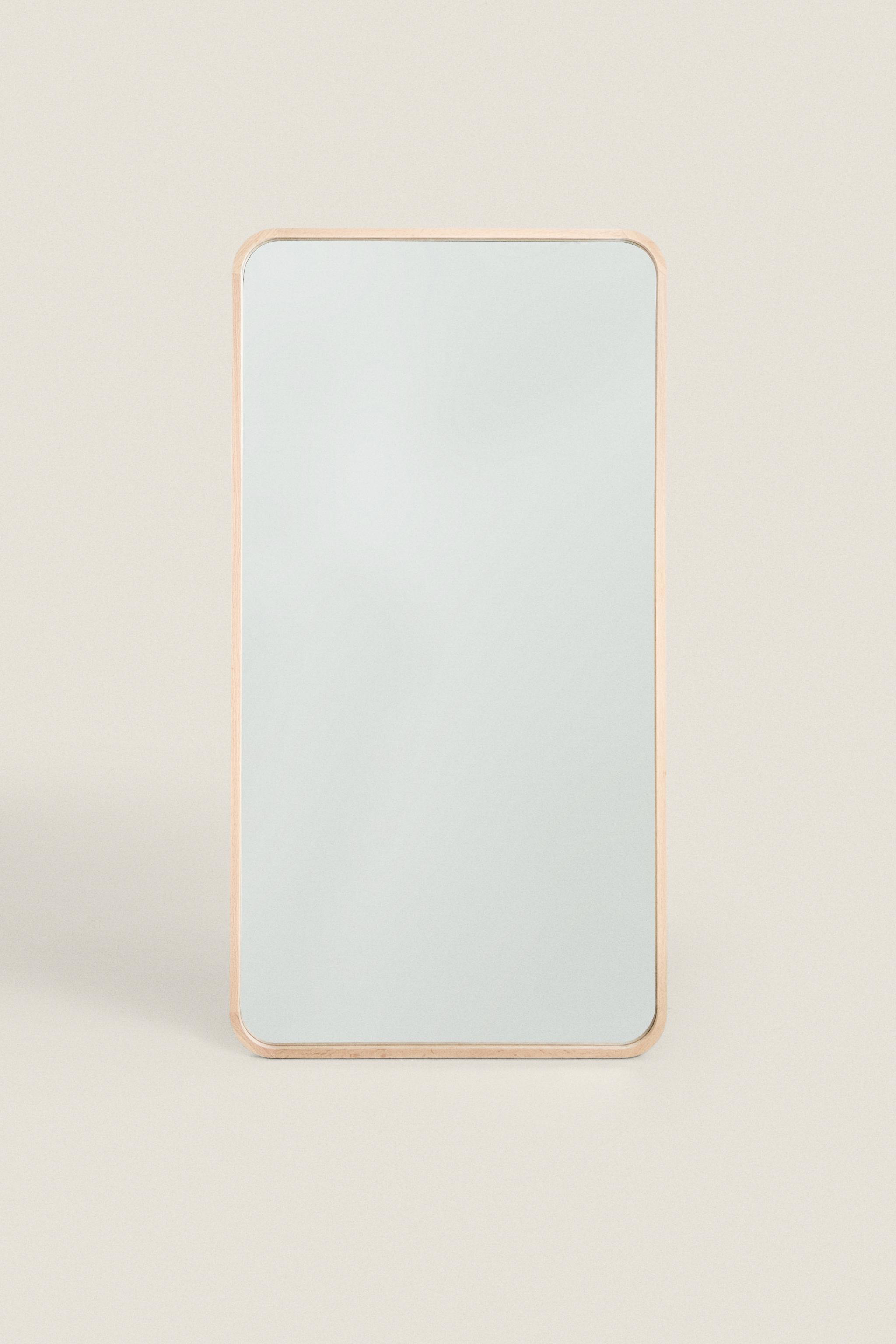GRAND MIROIR RECTANGULAIRE CADRE ARRONDI