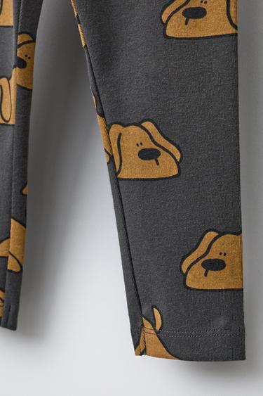 ANIMAL PRINT LEGGINGS - Black by Zara - Image 3