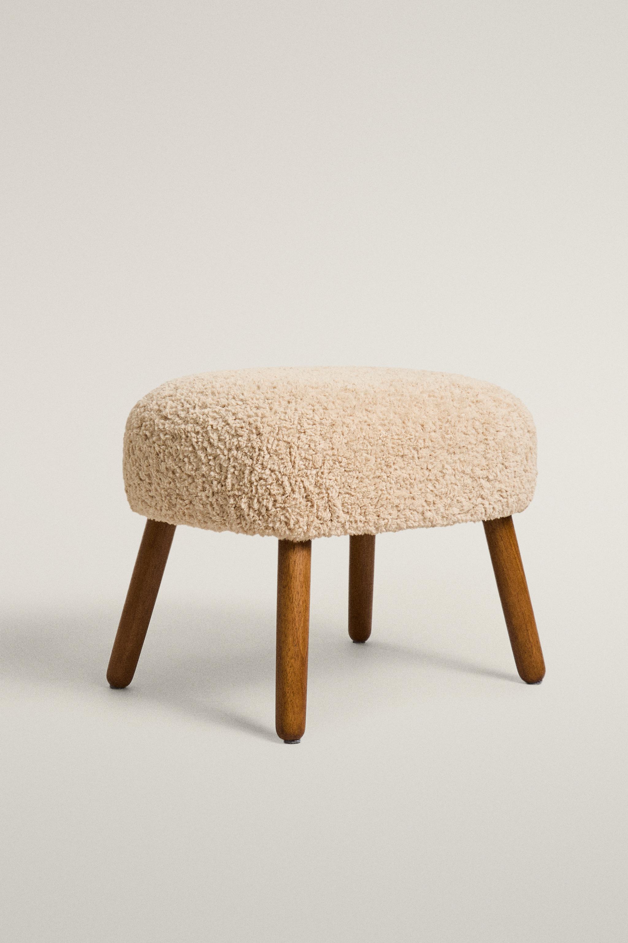 TERRY FOOTREST STOOL
