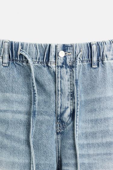 RELAXED FIT JOGGER WAIST JEANS - Light blue de Zara - Image 8