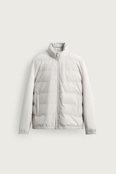 CAZADORA COMBINADO ACOLCHADO - Hielo de Zara