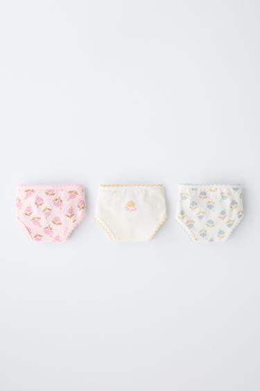 6-14 YEARS/ THREE-PACK OF BOHO BRIEFS - Multicoloured by Zara - Image 4