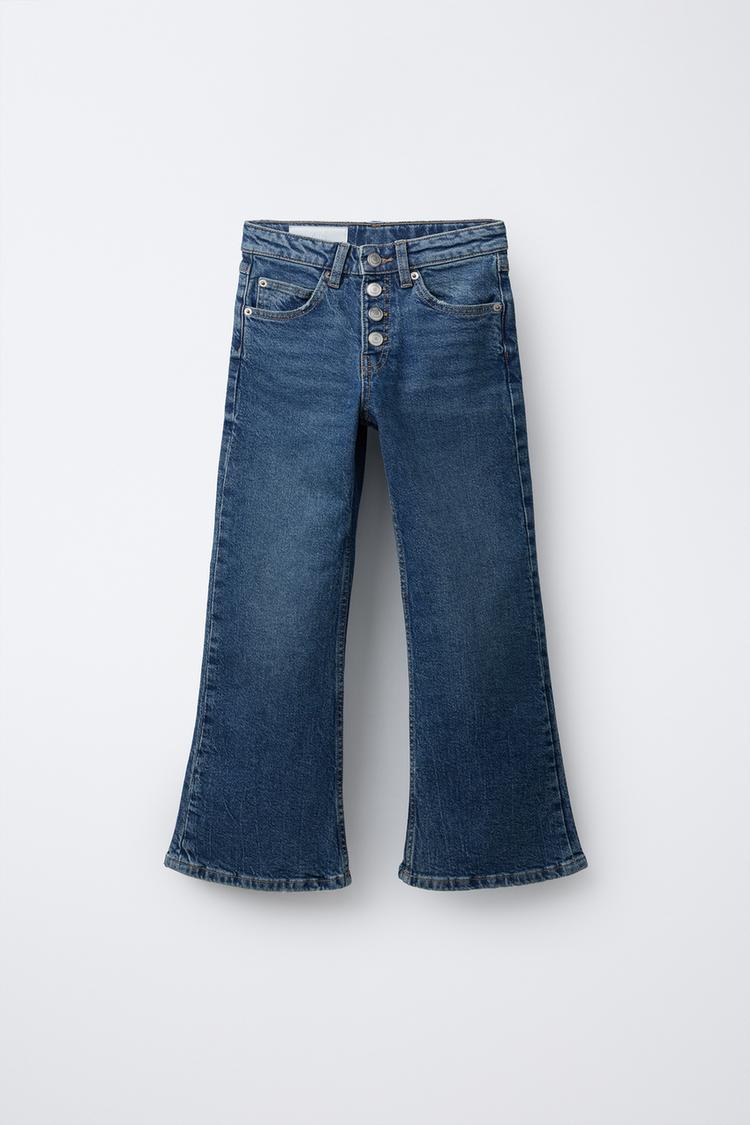 JEANS ACAMPANADOS Azul ZARA Mexico - Main Image