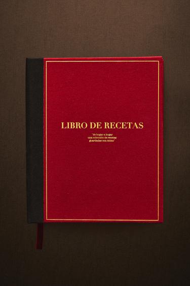 LIBRO RECETAS NAVIDAD - Rojo de Zara
