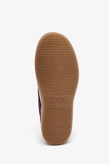 TRAINERS - Burgundy Red by Zara - Image 7