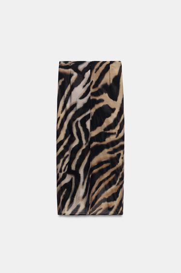 ANIMAL PRINT KNOTTED PAREO - Brown by Zara - Image 3