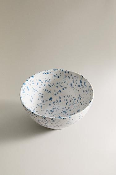 SPECKLED STONEWARE MINI BOWL - Blue by Zara - Image 1