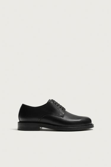 LEATHER SHOES - Black by Zara