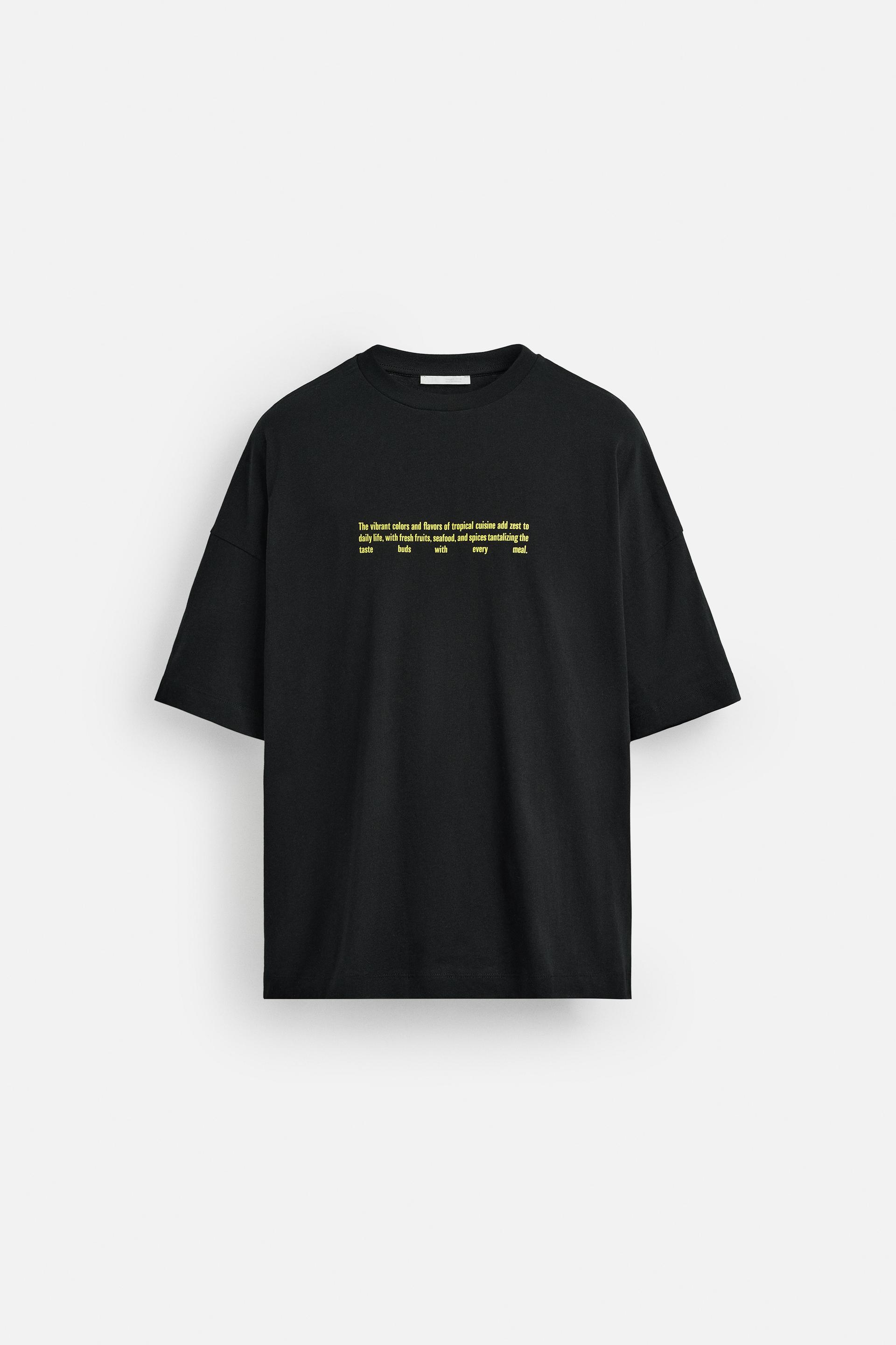 CAMISETA TEXTO ESTAMPADO