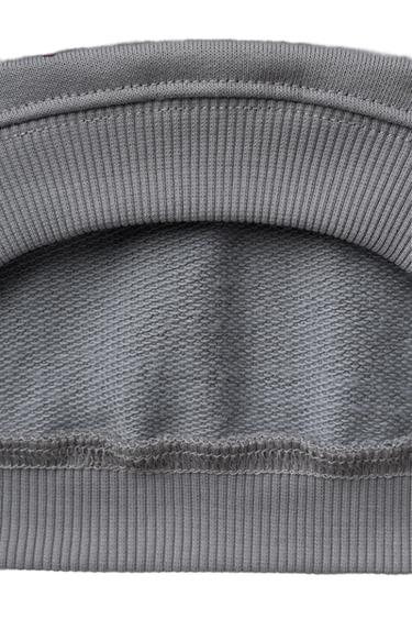 Zara PRINTED SWEATSHIRT AND RIBBED LEGGINGS SET - Blue gray