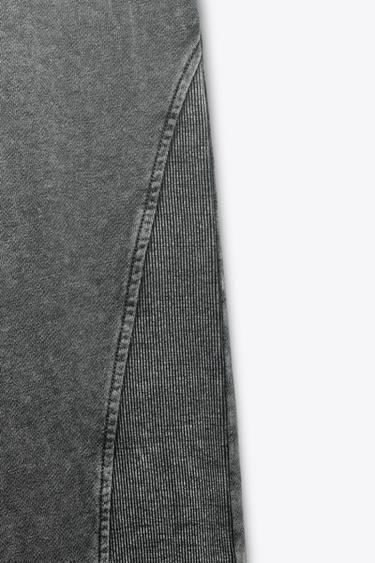 PANTALON EFFET DÉLAVÉ - Gris foncé de Zara - Image 7