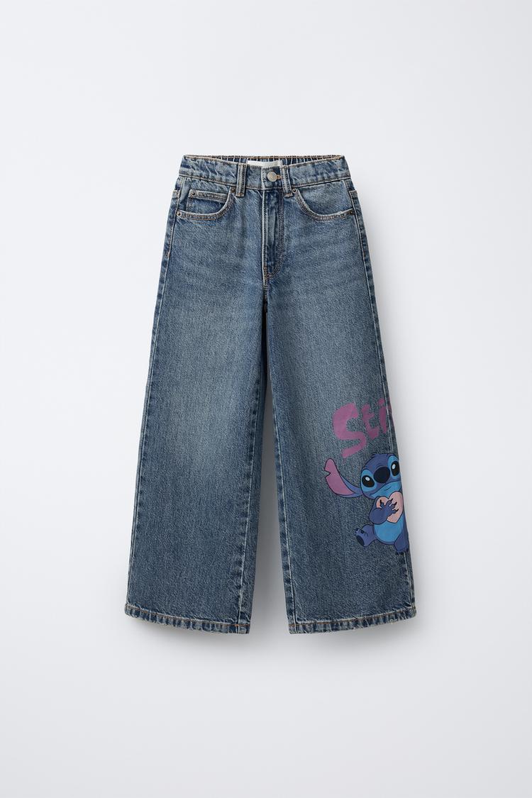 LILO STITCH © DISNEY WIDE-LEG JEANS Blue ZARA South Africa