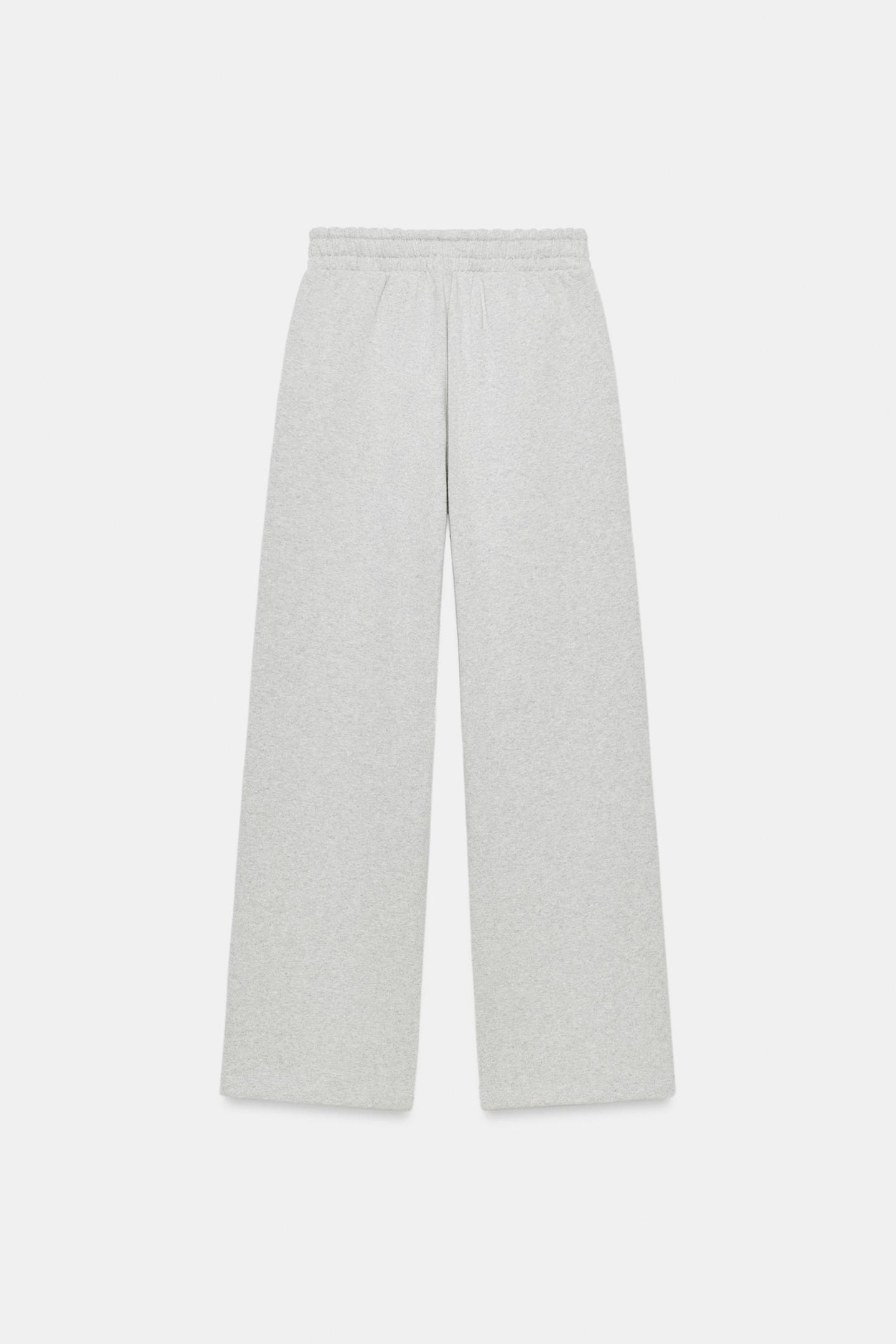 Женские брюки Zara Fruit OF the Loom™ Jogger, цвет: Серый меланжевый — фото 2