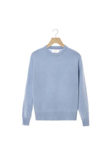 JERSEY REGULAR FIT CASHMERE - Celeste de Zara