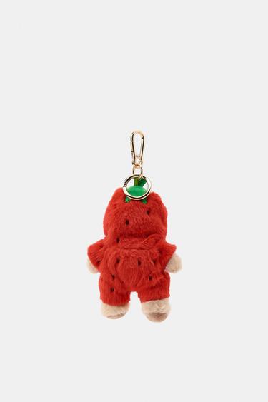 STRAWBERRY BEAR CHARM KEY RING - Red de Zara - Image 3