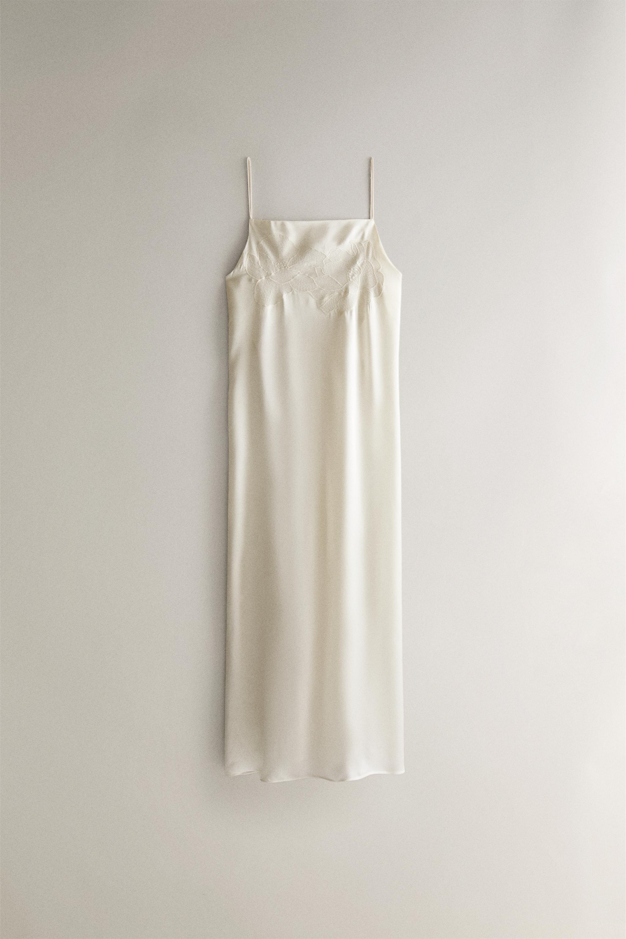 CHEMISE DE NUIT LONGUE SATIN