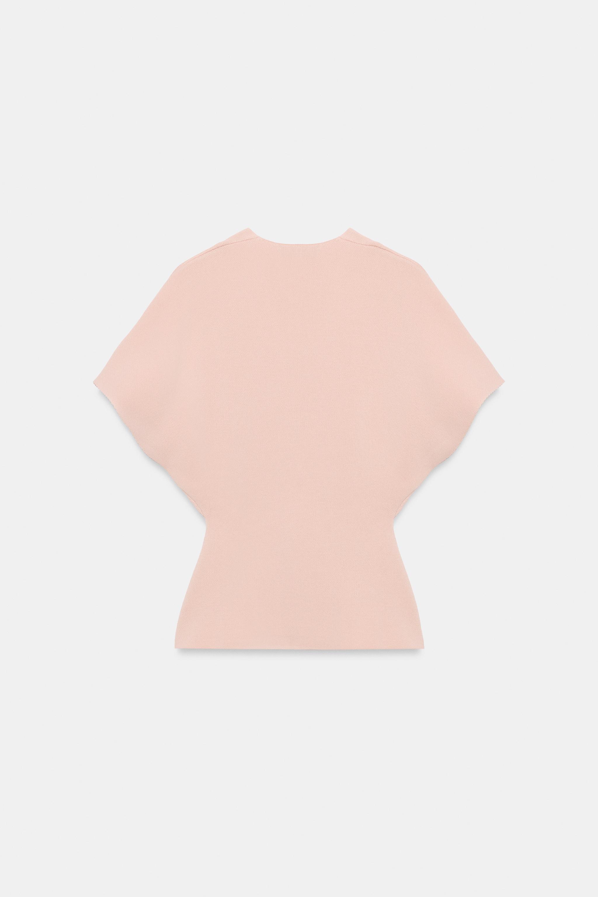 DRAPED KNIT TOP