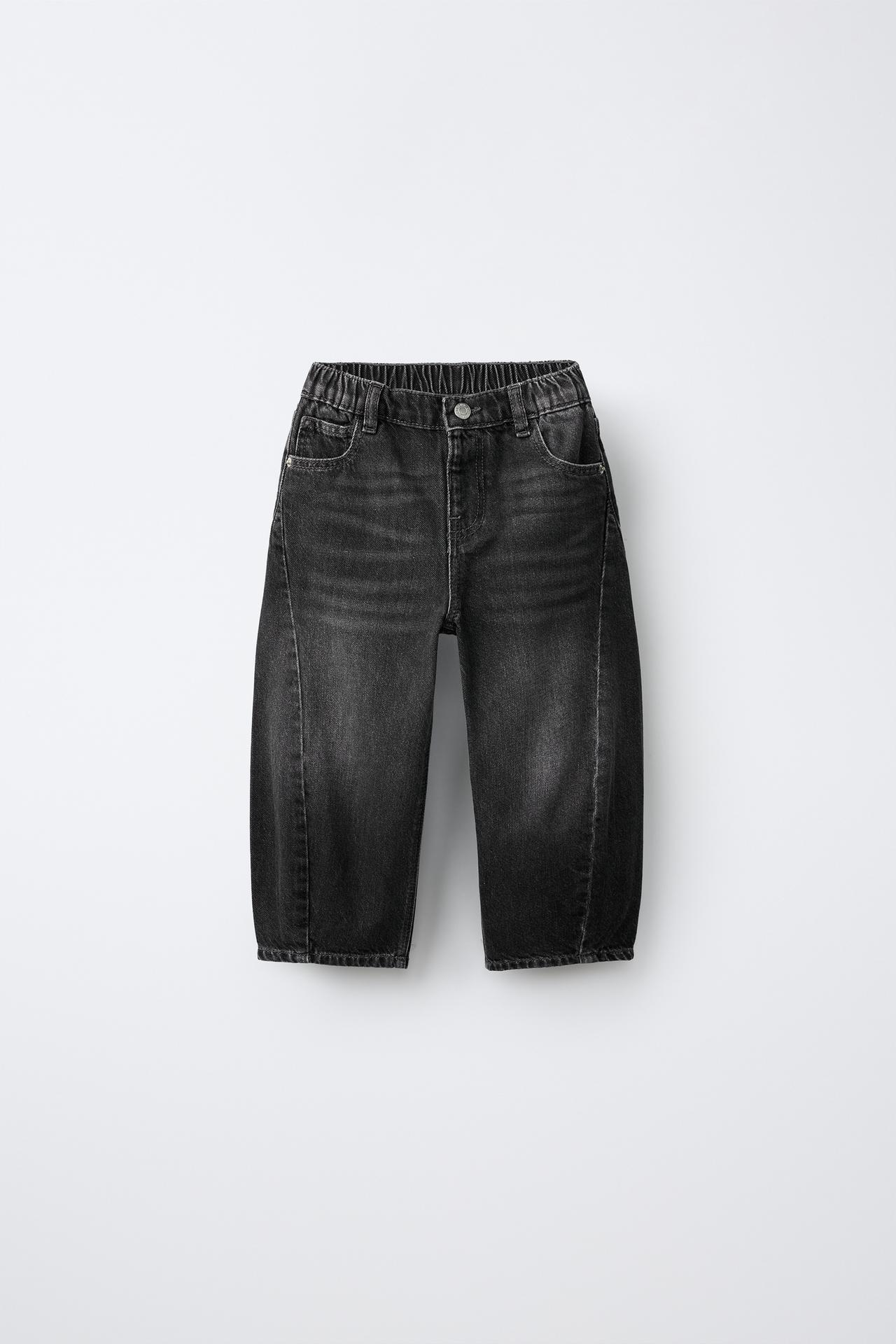 BARREL JEANS — Black