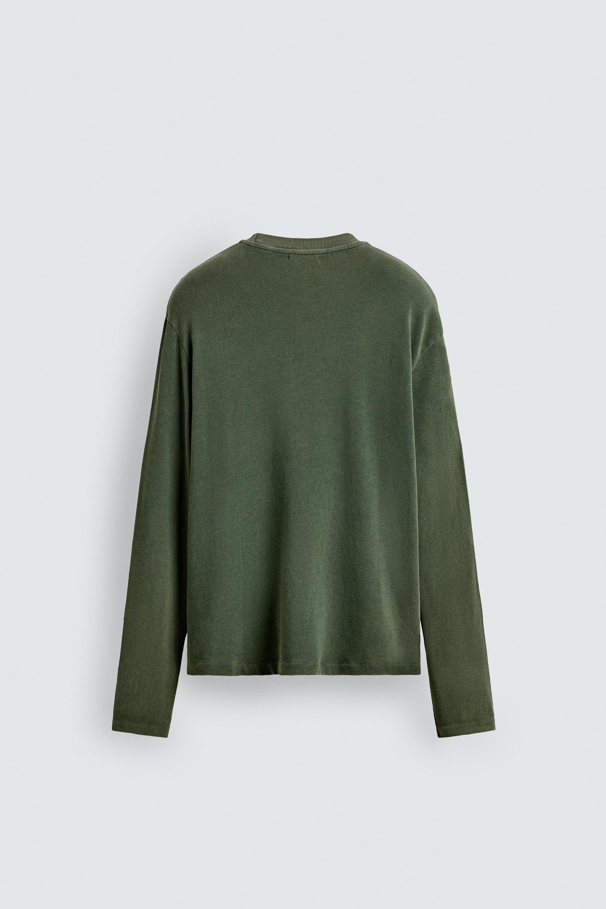 WASHED COTTON SWEATER