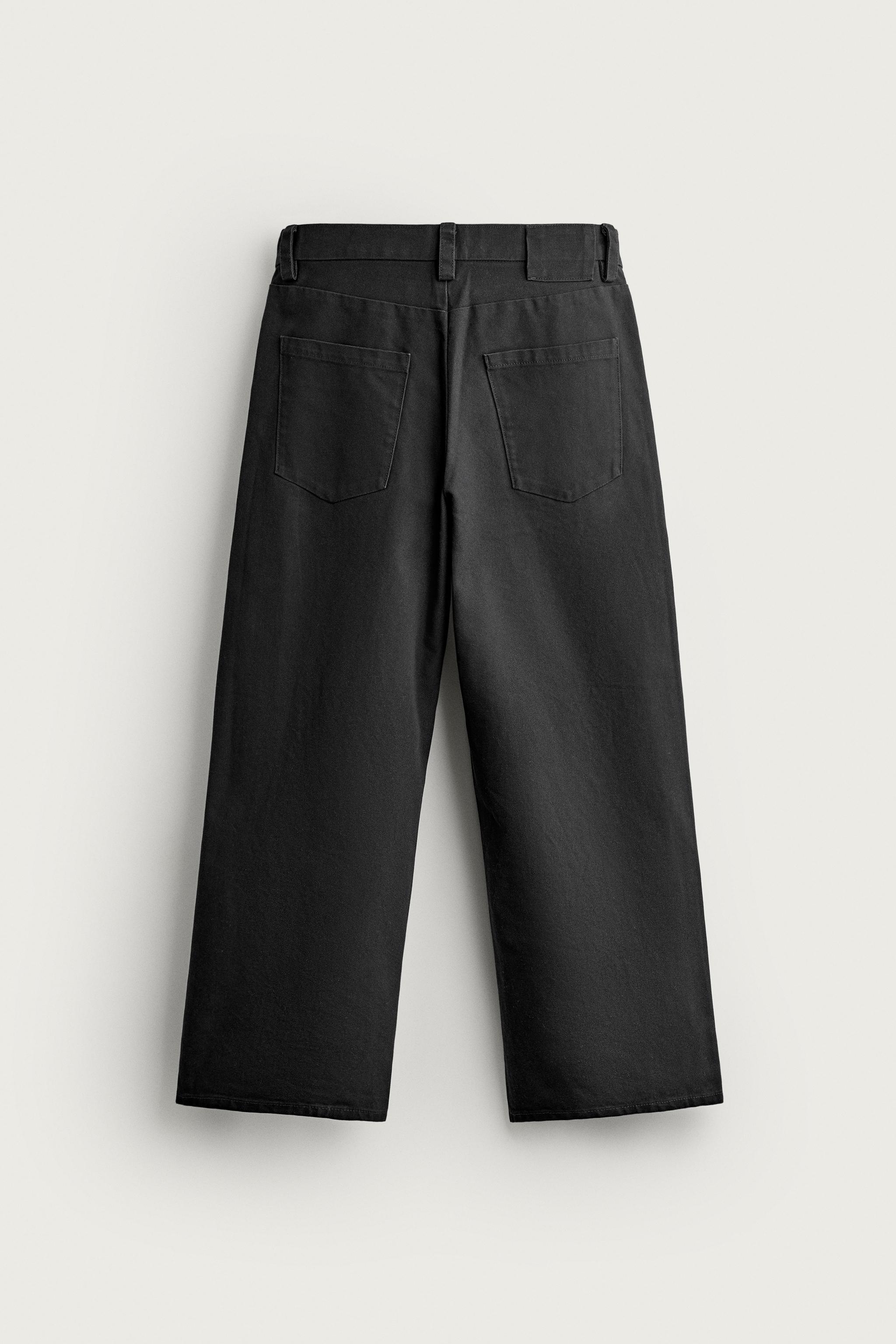 Мужские джинсы Zara STRAIGHT RELAXED FIT JEANS — фото 8
