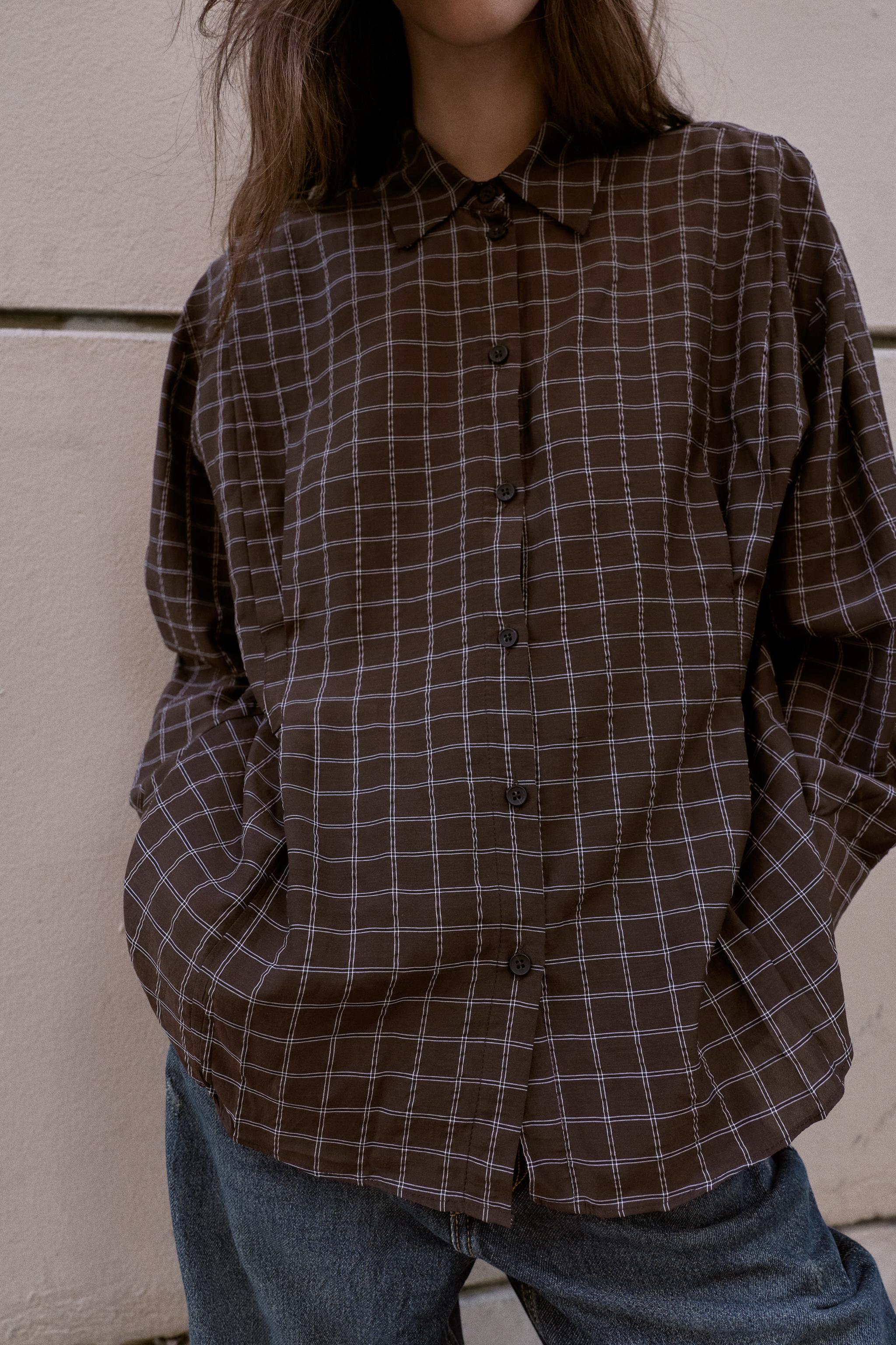 OVERSIZED PLAID SHIRT