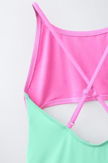 6-14 ANS/ MAILLOT DE BAIN NŒUDS CUT OUT - Fuchsia de Zara - Image 3