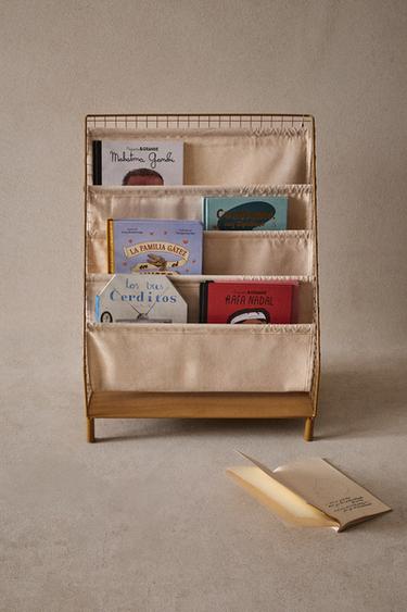 메탈 키즈 책장 - Zara 머스터드