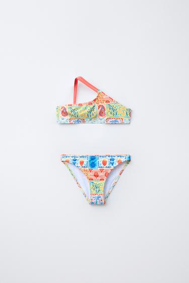 6-14 AÑOS/ BIKINI ESTAMPADO - Coral de Zara